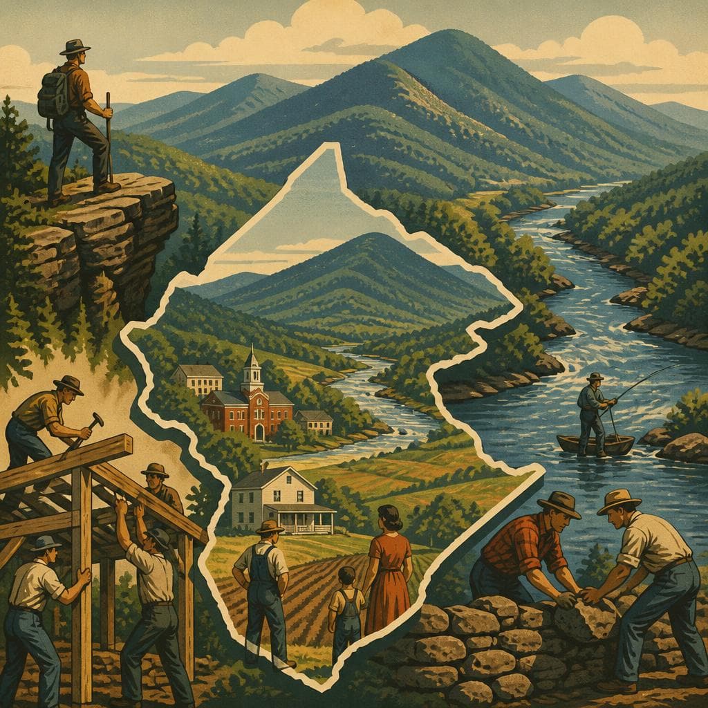 Cover art for Where the Mountains Gave a County Its Name