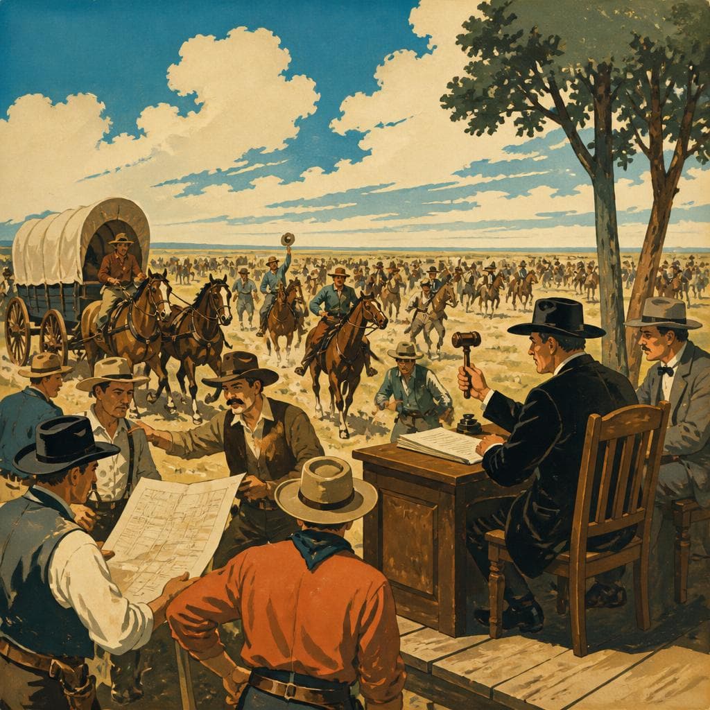 Cover art for Noon Rush on the Cherokee Outlet