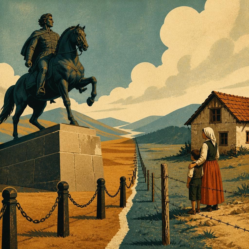 Cover art for A Hero on Horseback, a Birthplace in Question