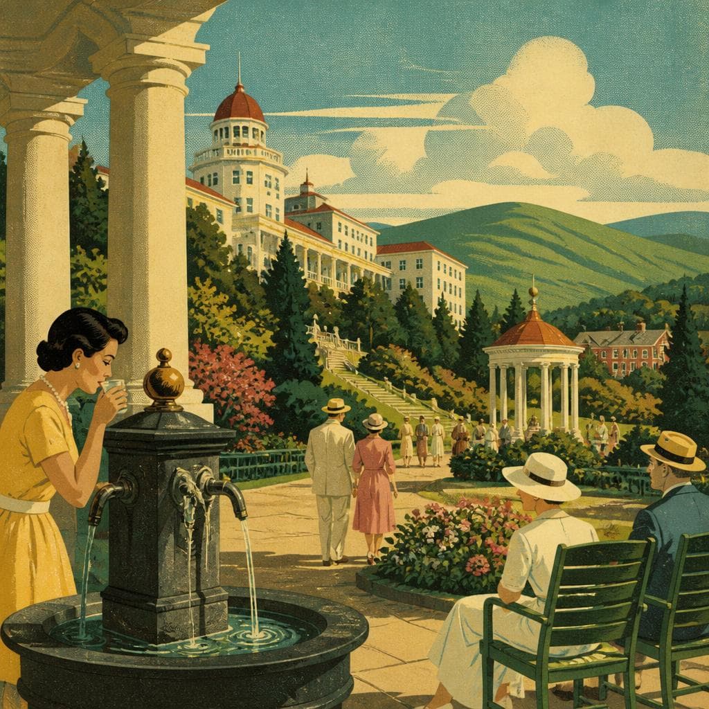 Cover art for Where Virginia Once Came to Take the Waters