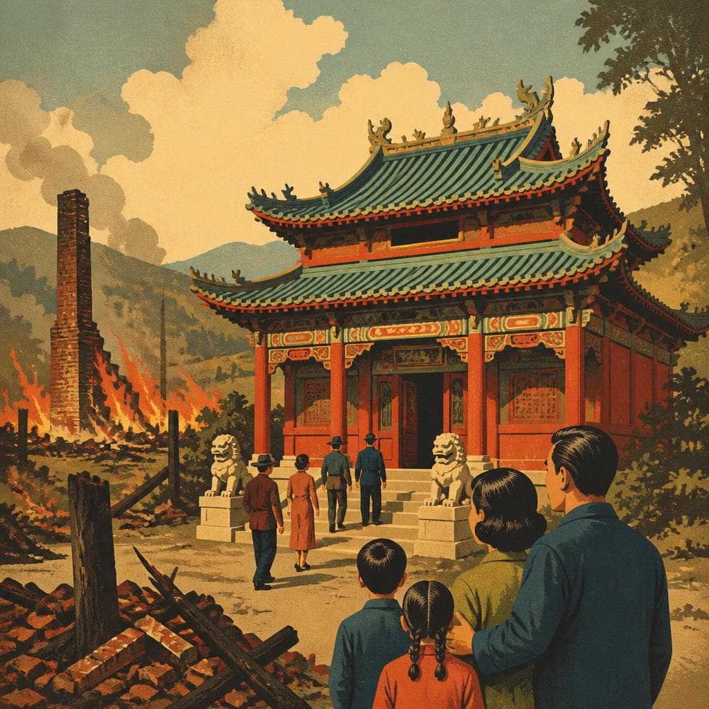 Cover art for When Fire Passed, the Temple Stayed