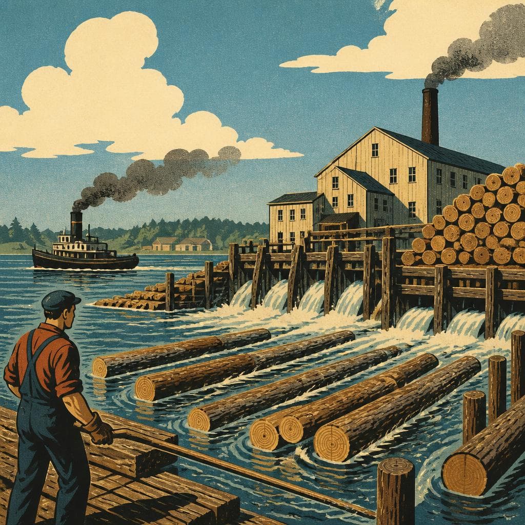 Cover art for Where Muskegon Lake Turned Pines Into Power