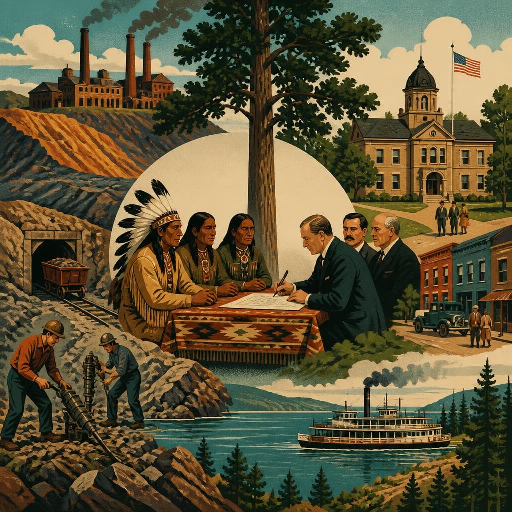 Cover art for When Copper Changed the Ontonagon Country