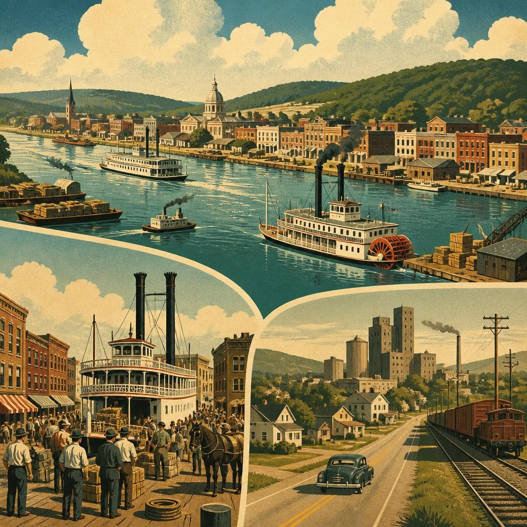 Cover art for When the River Ruled Crawford County