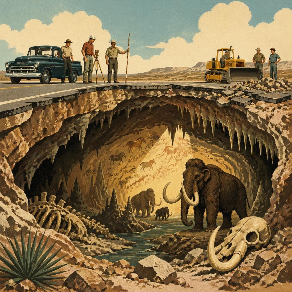 Cover art for When the Highway Punched Through Time