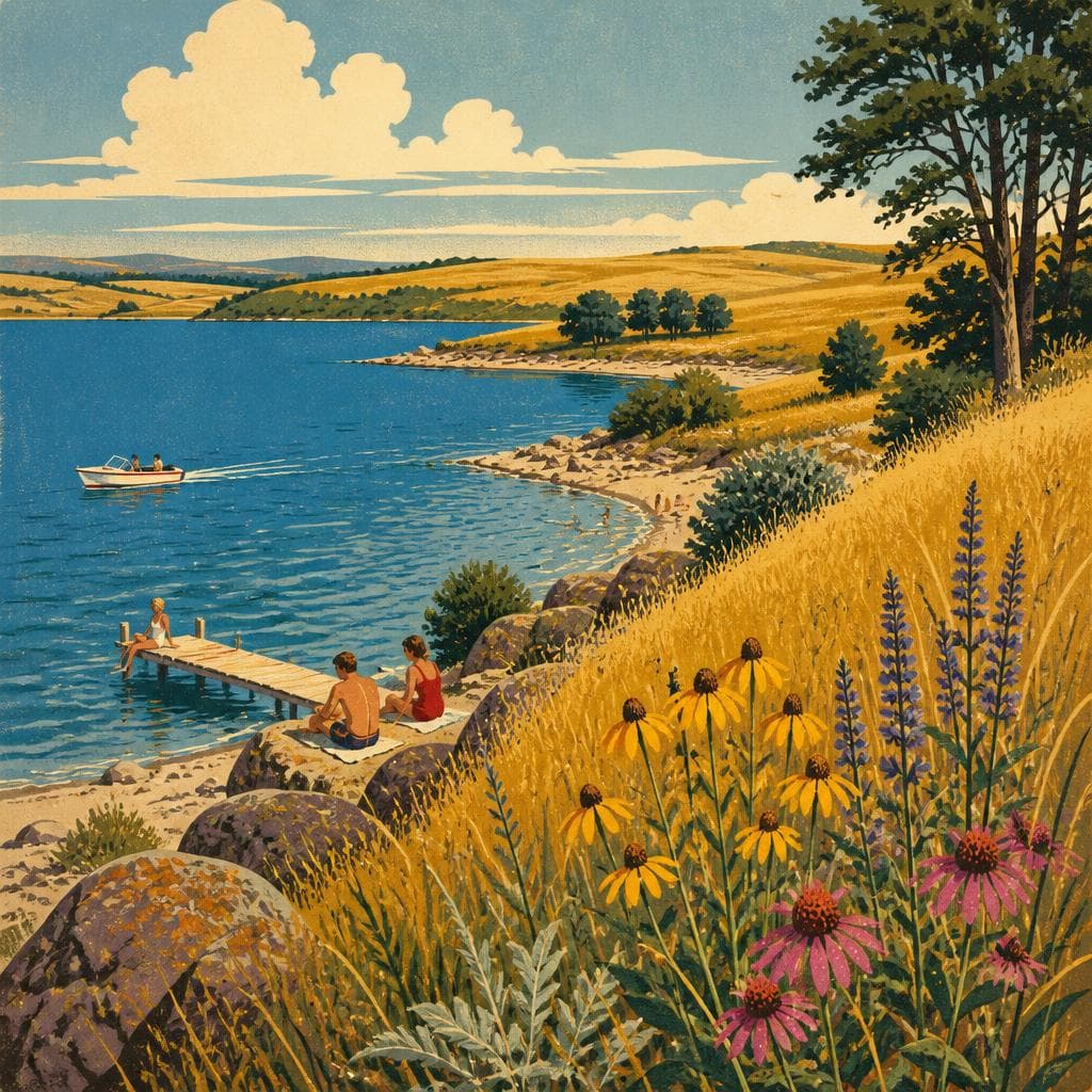 Cover art for Where Prairie Meets Water at Mina Lake