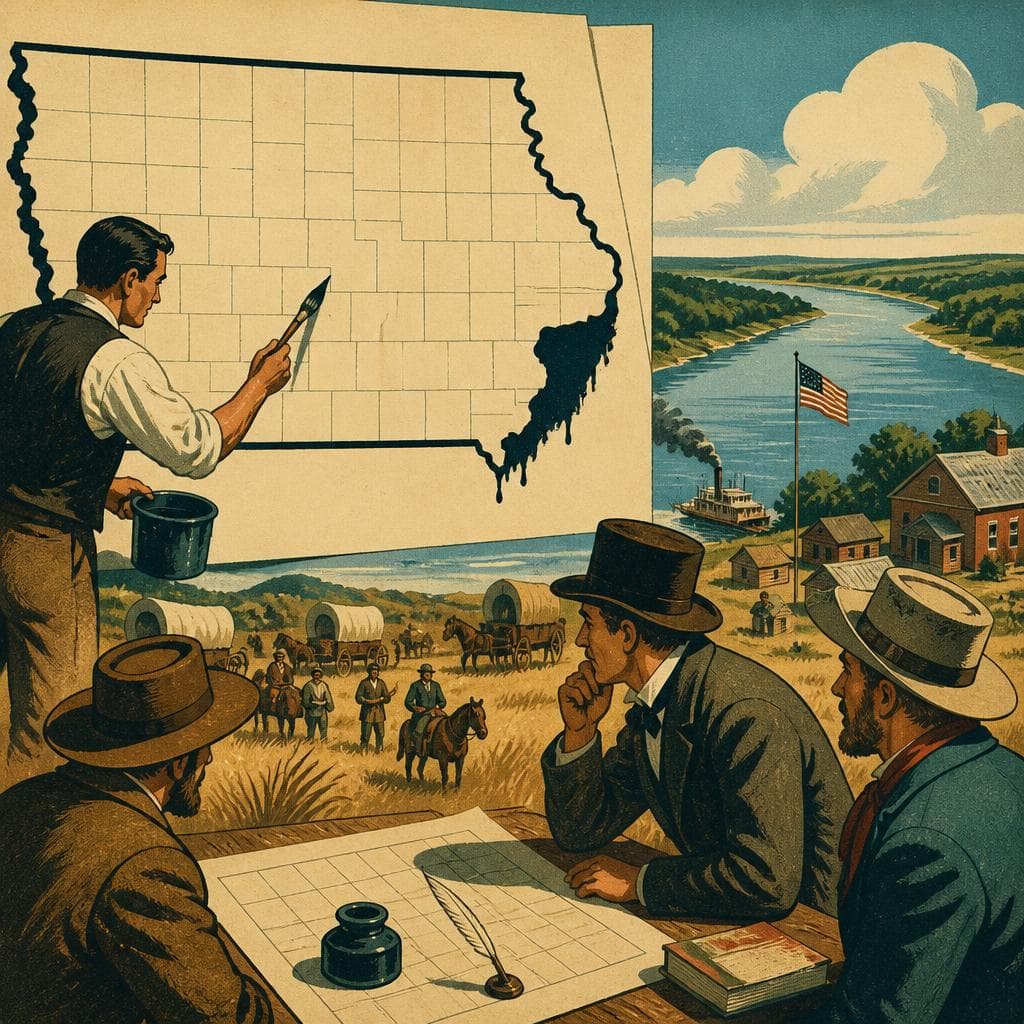 Cover art for When Iowa’s Map Was Still Wet Ink