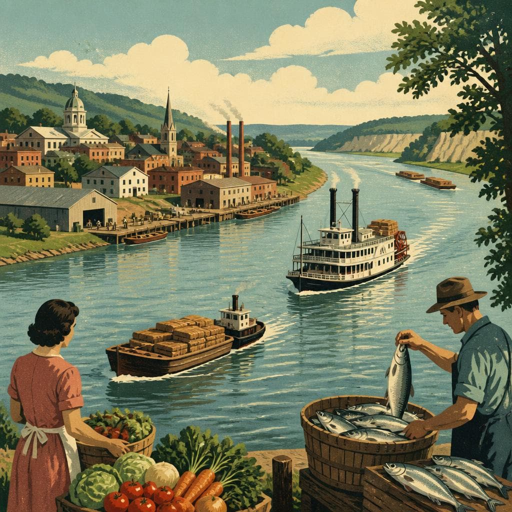 Cover art for A River That Fed the Towns