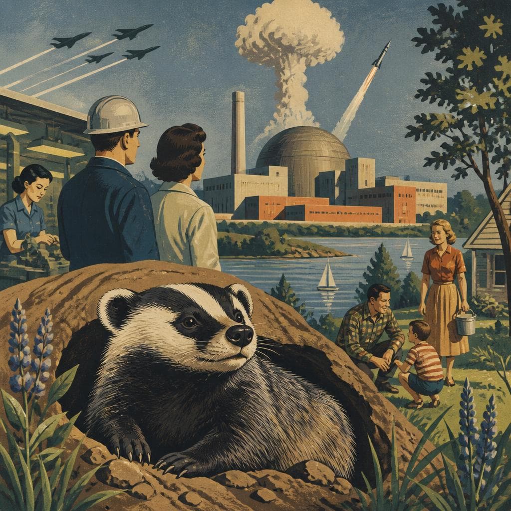 Cover art for When Badger Woke Up Again