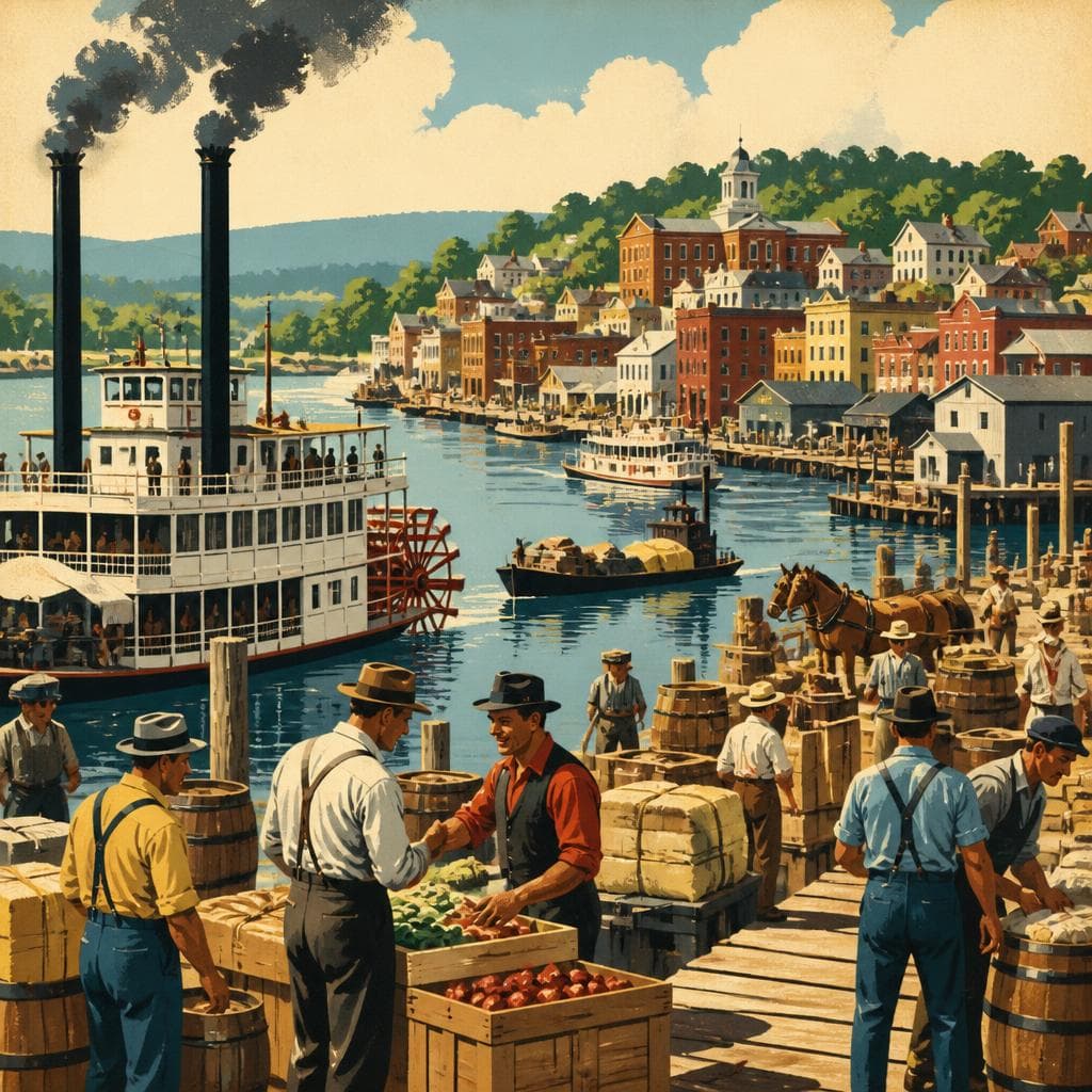 Cover art for Where the River Made a Marketplace