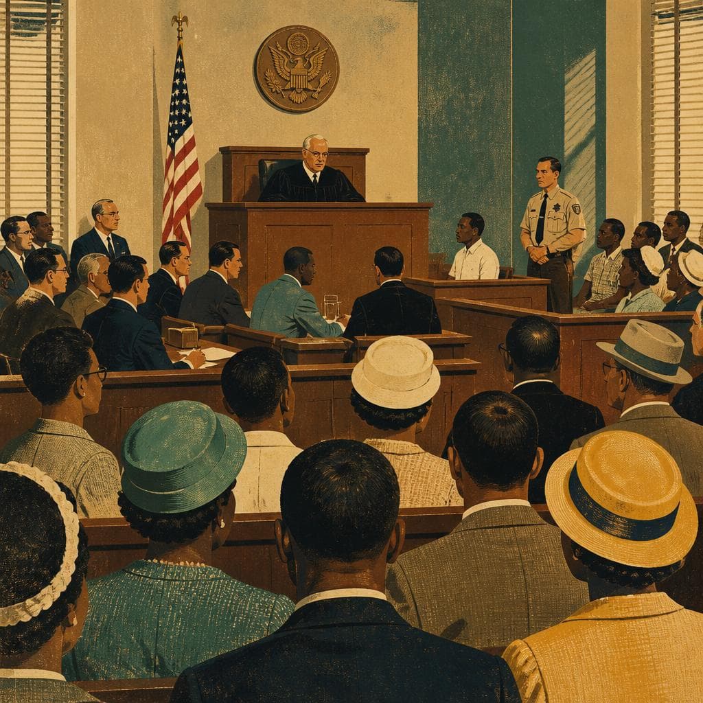 Cover art for The Courtroom Where a Nation Saw Jim Crow