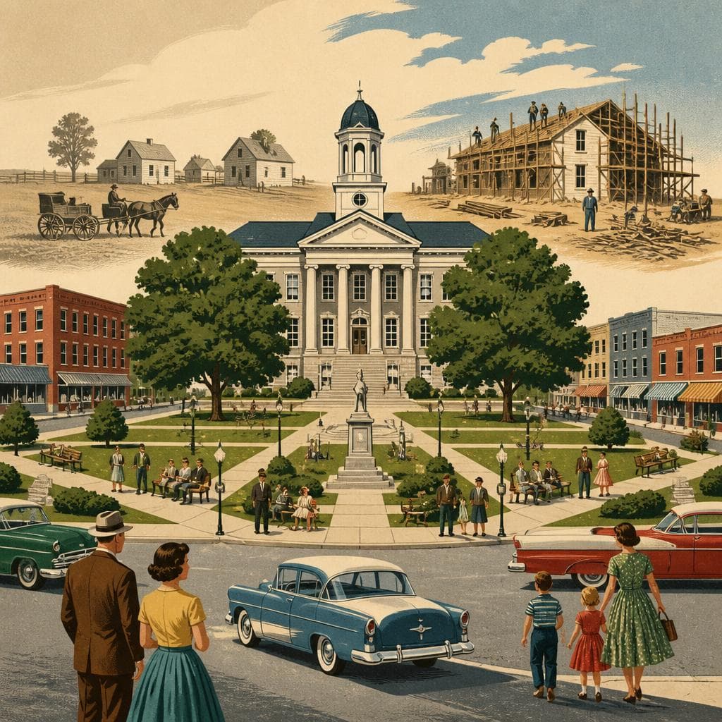 Cover art for How a County Seat Built Gallatin’s Square