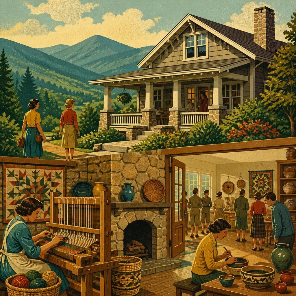 Cover art for When a Mountain Home Became a House of Handcraft