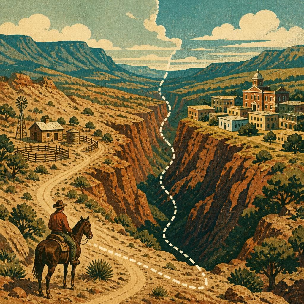 Cover art for When Distance Made a New County
