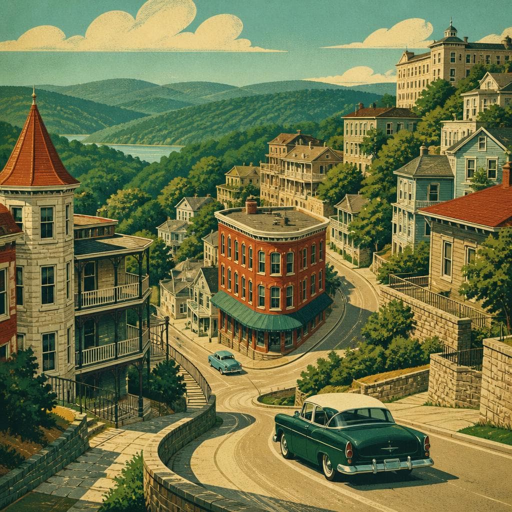 Cover art for The Town That Bent to the Hills
