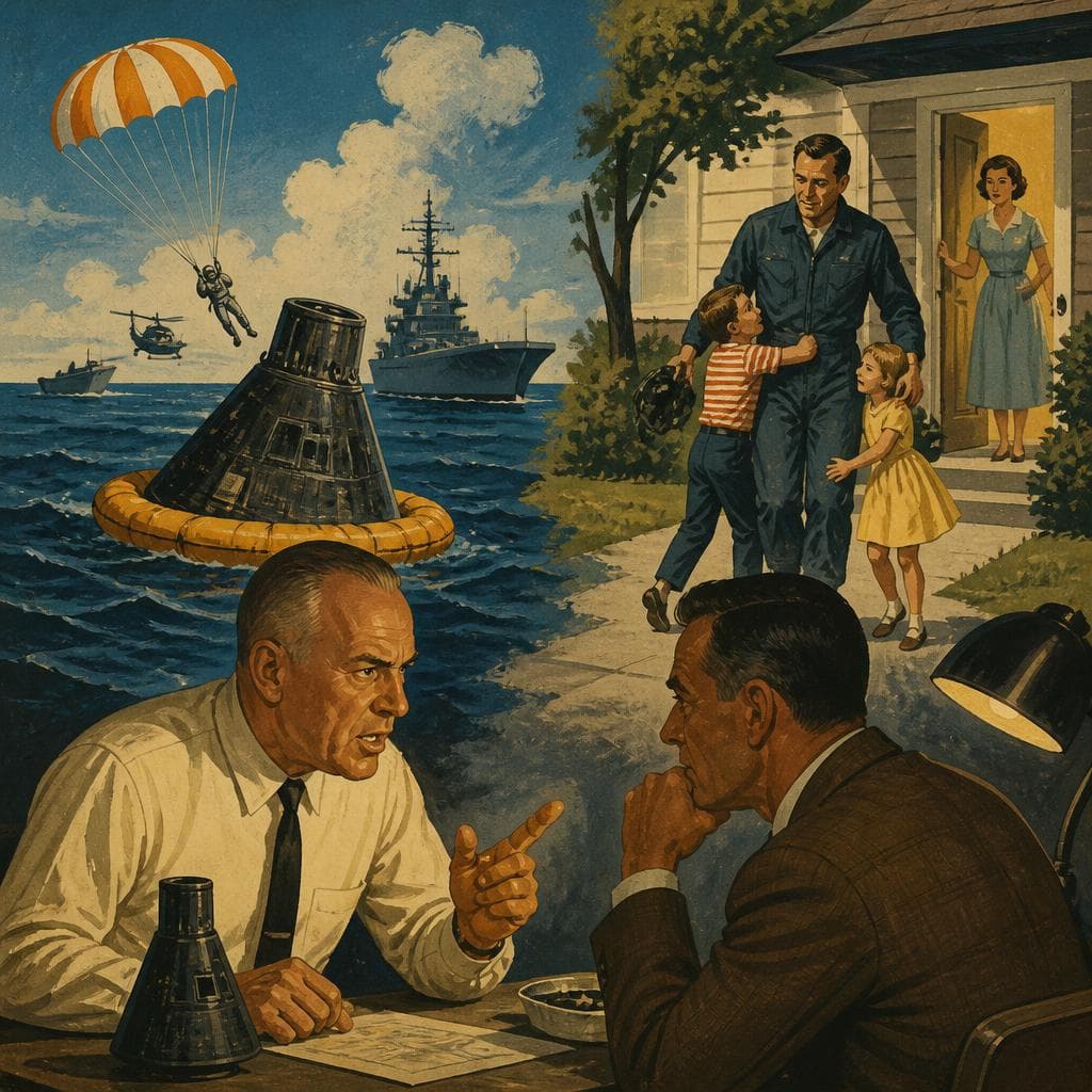 Cover art for The Fifteen Minutes That Followed Gus Grissom Home