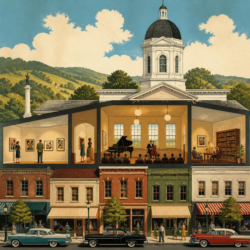 Cover art for Upstairs, a Small Town Aimed High