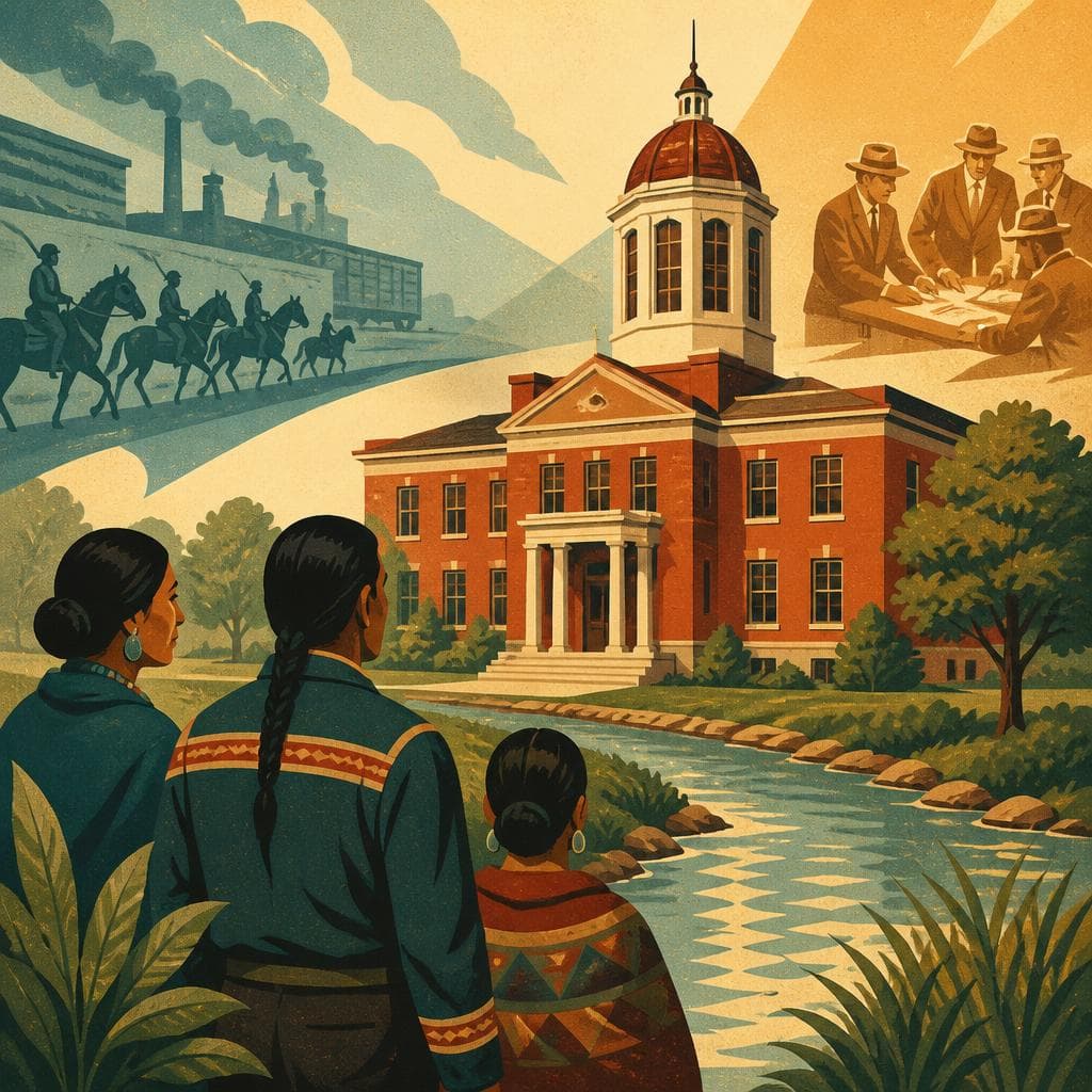 Cover art for Where Creek Government Took Brick Form