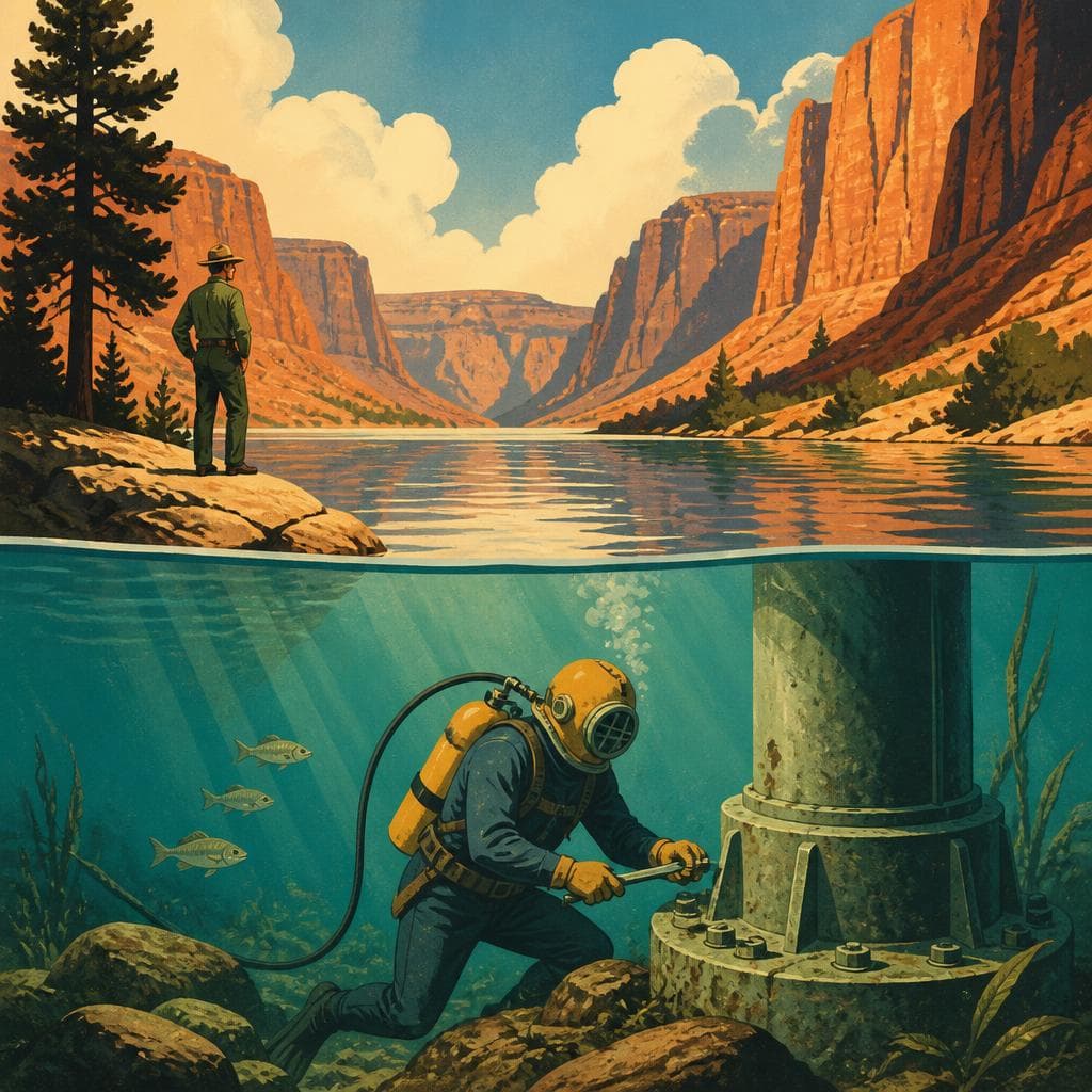 Cover art for Where the Canyon Guards the Water