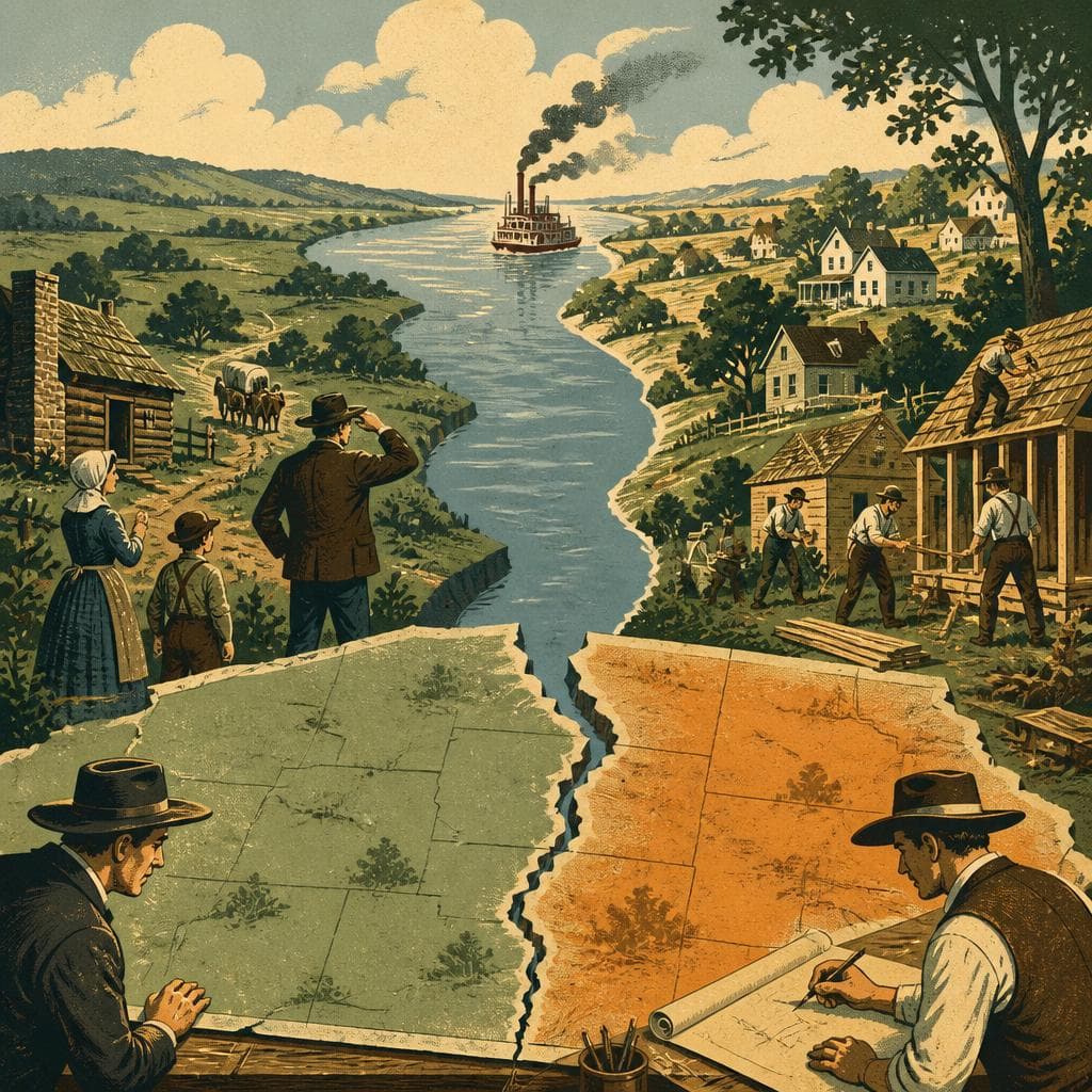 Cover art for When the Map Split at the Mississippi