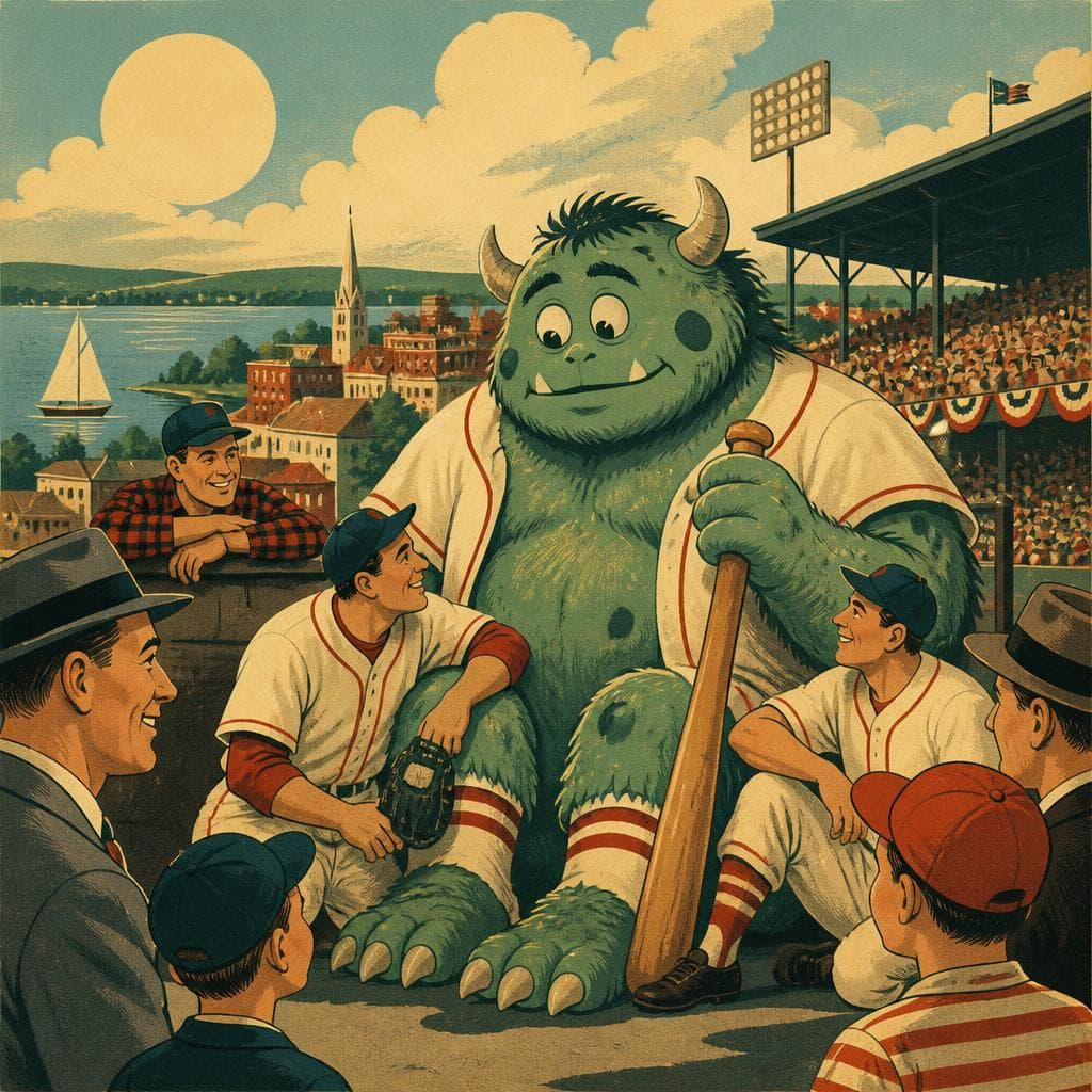 Cover art for When Burlington Baseball Chose the Monster