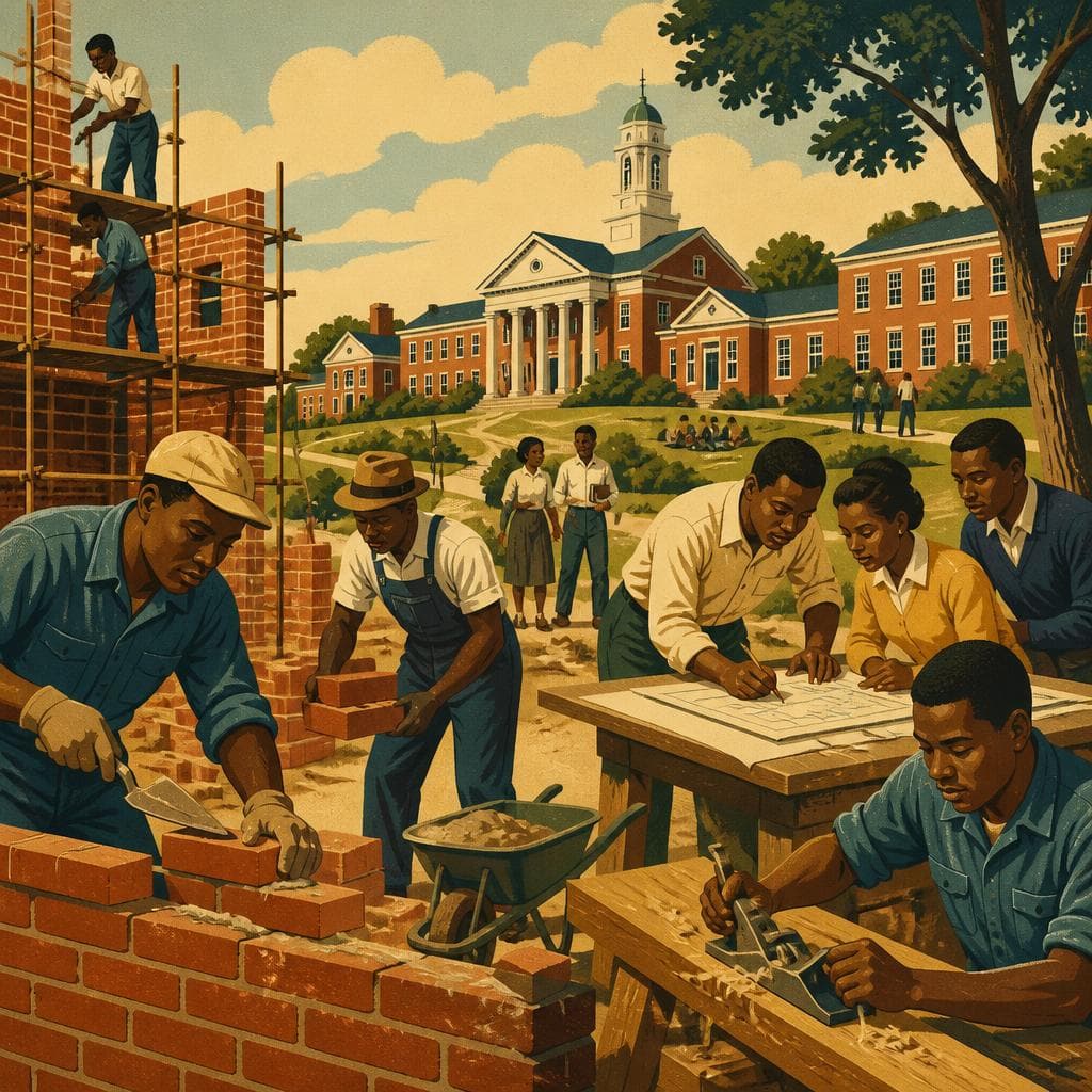 Cover art for How Tuskegee Built Itself in Brick