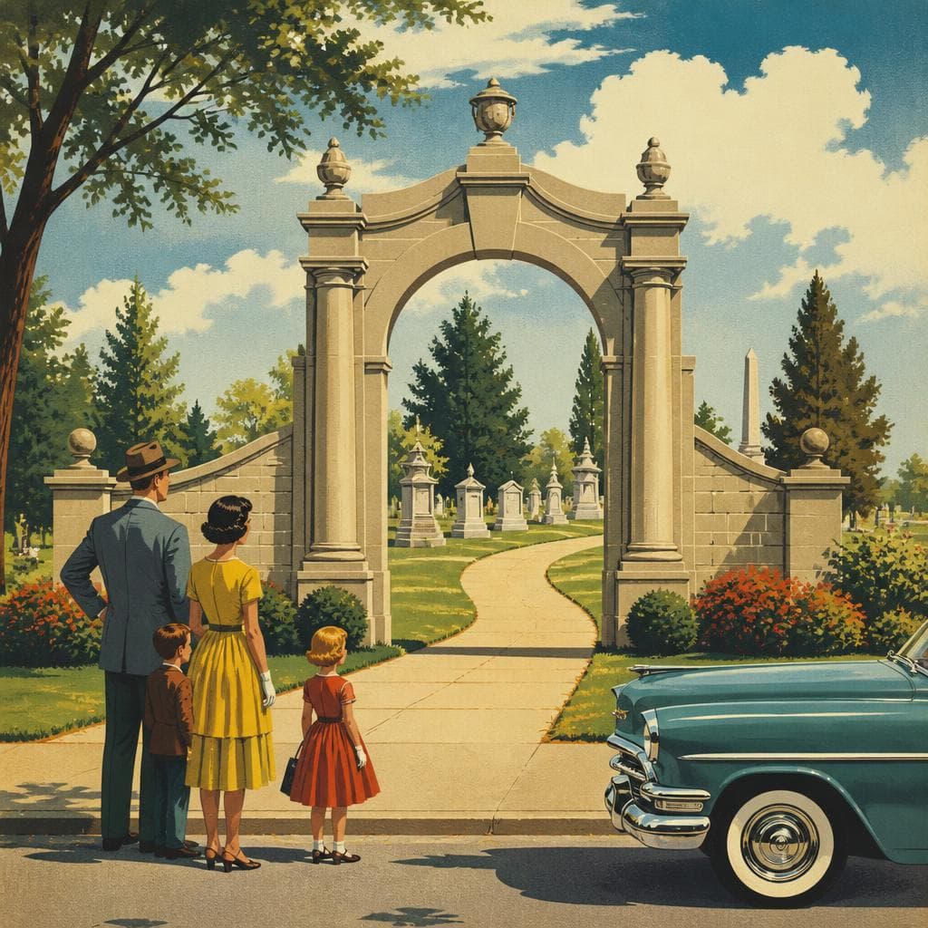 Cover art for The Gate That Gives a Graveyard a Front Door