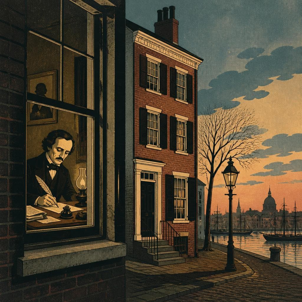 Cover art for Where Poe Became Poe