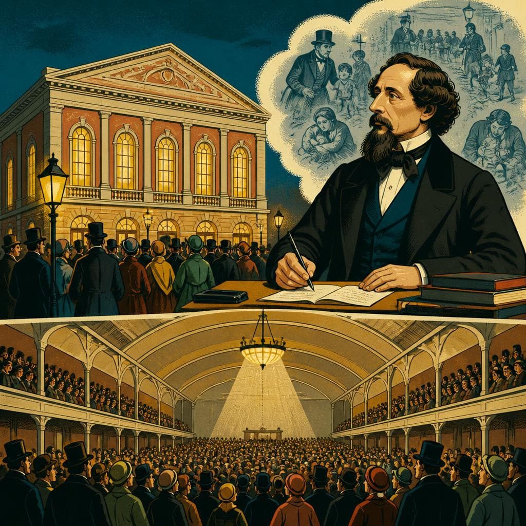Cover art for The Dickens Story Mechanics Hall Can’t Quite Keep