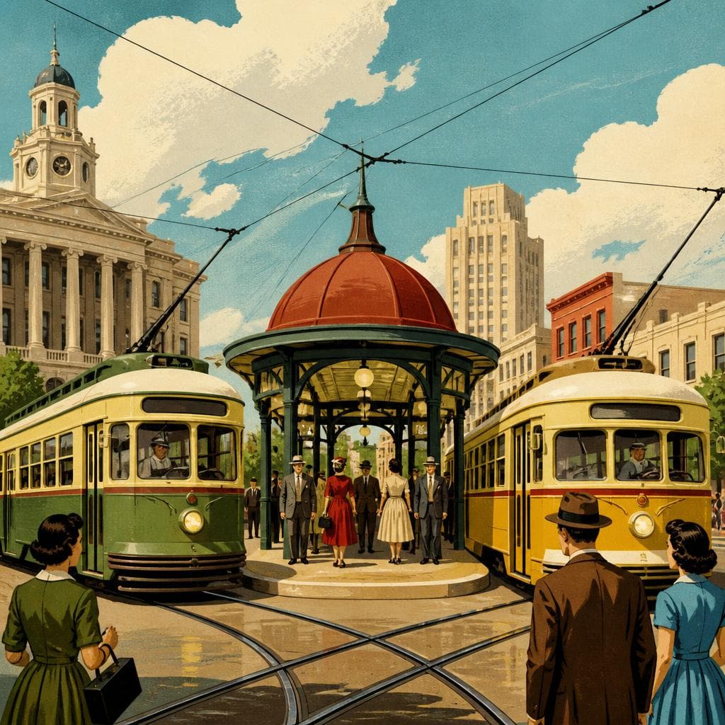 Cover art for When Streetcars Met at the Center of Decatur