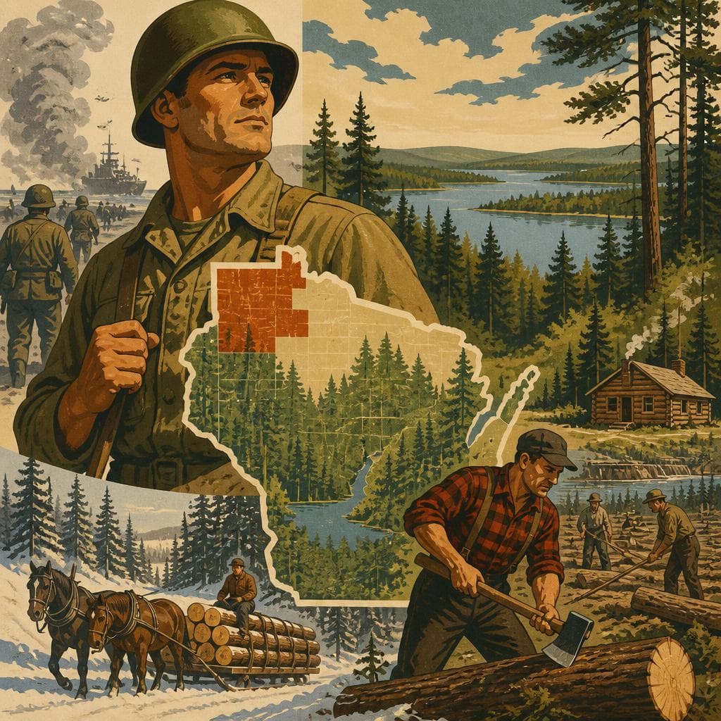 Cover art for How a Soldier-Lumberman Gave Price County Its Name