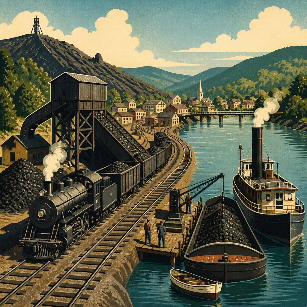 Cover art for Where Coal Changed Trains for Boats