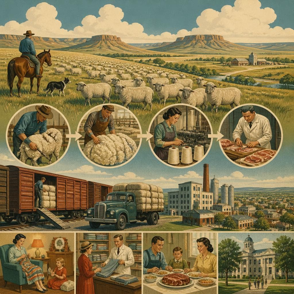 Cover art for Where Sweet Grass Sheep Fed a Wider World