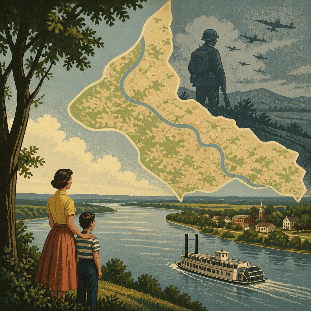 Cover art for A River County Named for War