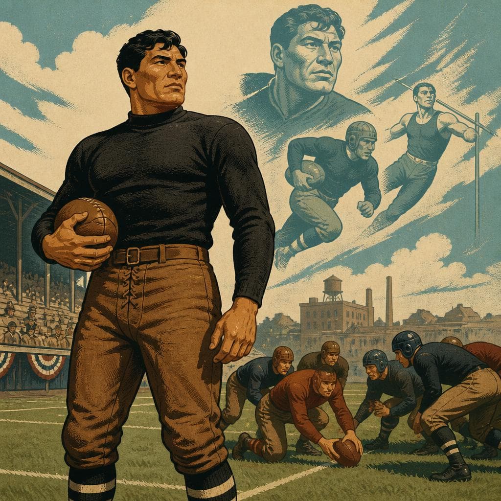 Cover art for Jim Thorpe and the Birth of Pro Football