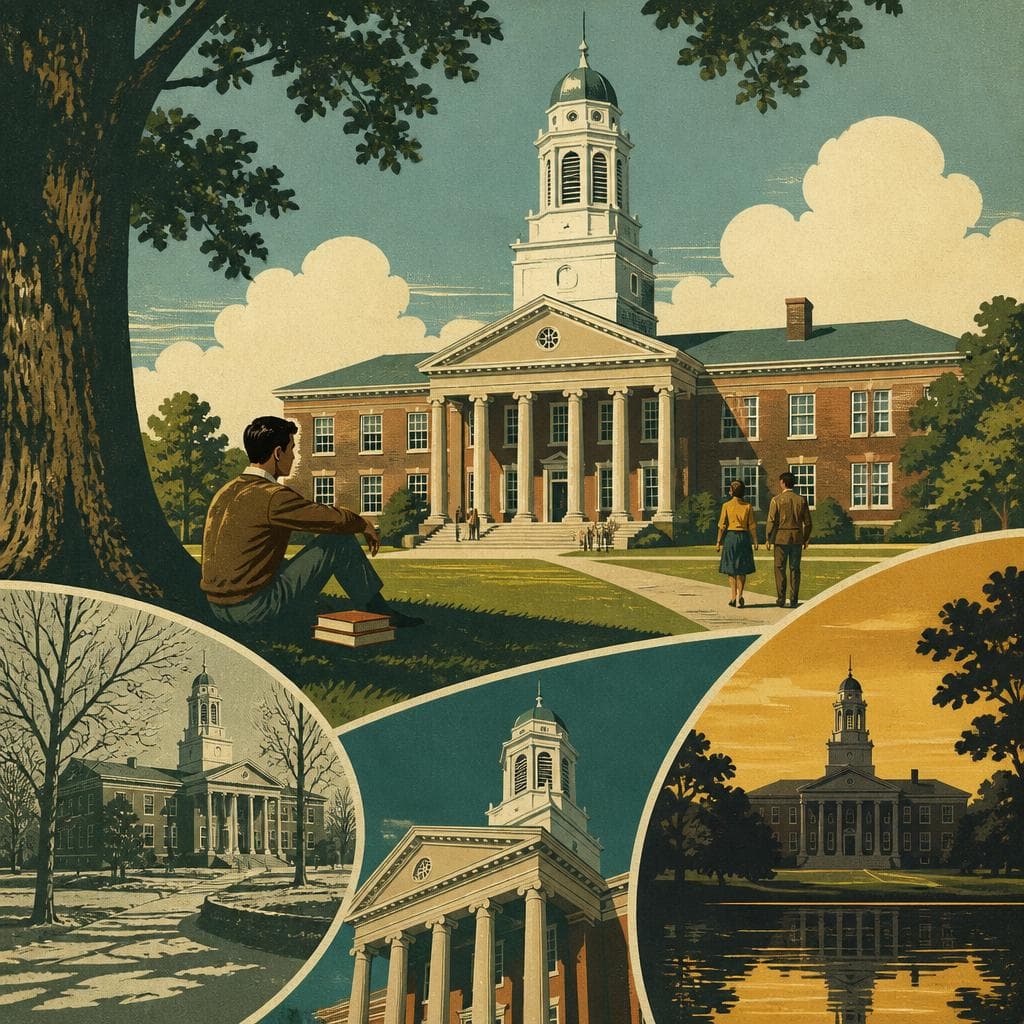 Cover art for The Building That Gave a Young Campus Its Face