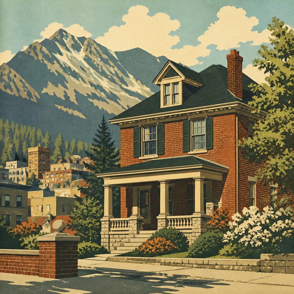 Cover art for Brick, Memory, and a Mountain Town