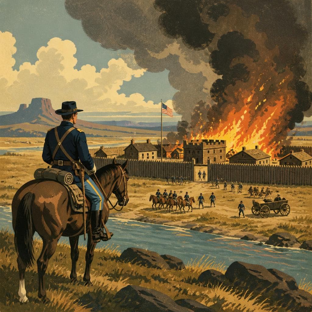 Cover art for Fort Harker’s Brief, Burning Moment