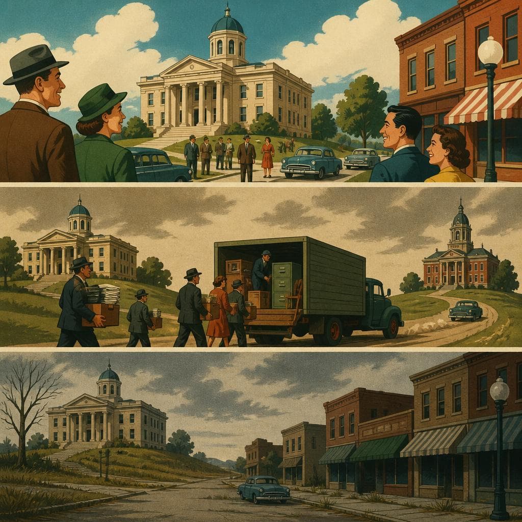Cover art for When Magnolia Lost the County Seat