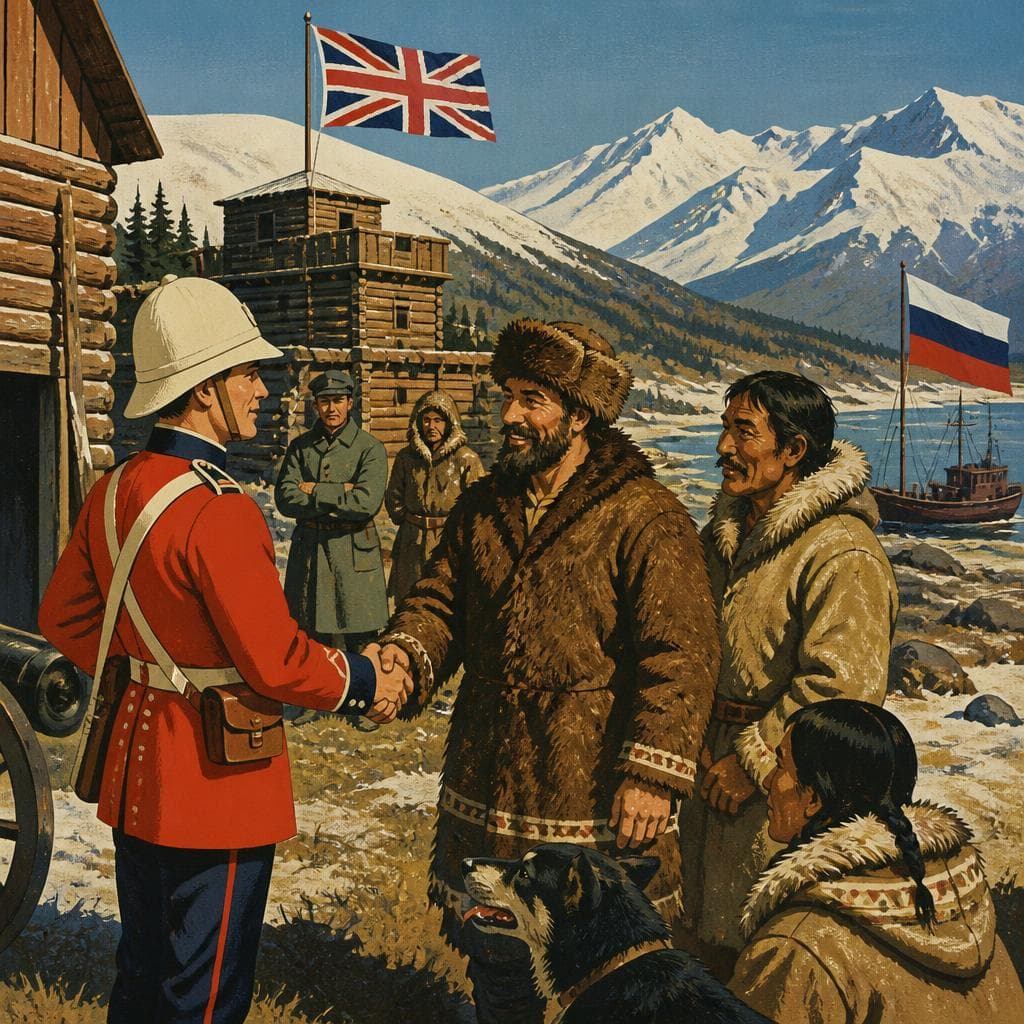 Cover art for A British Post on Russian Ground