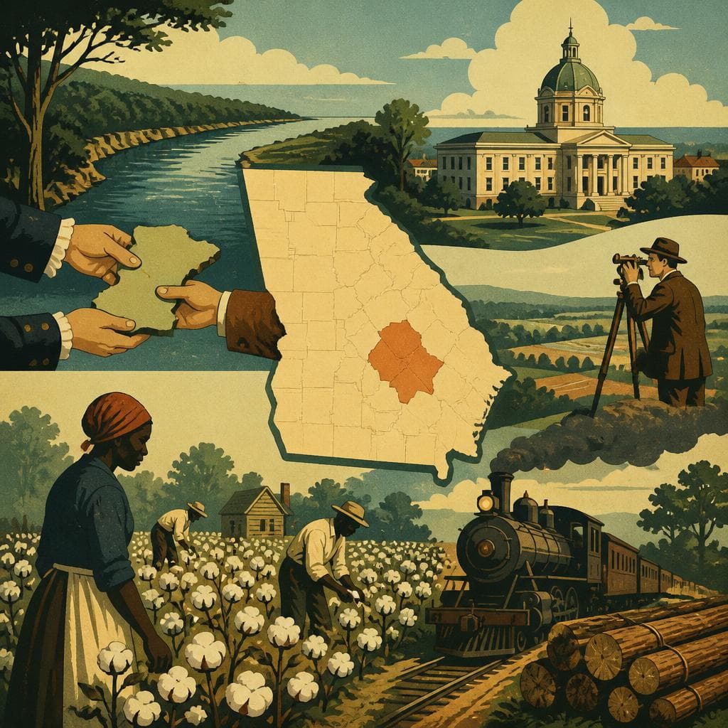 Cover art for When Georgia Drew Wilkinson County