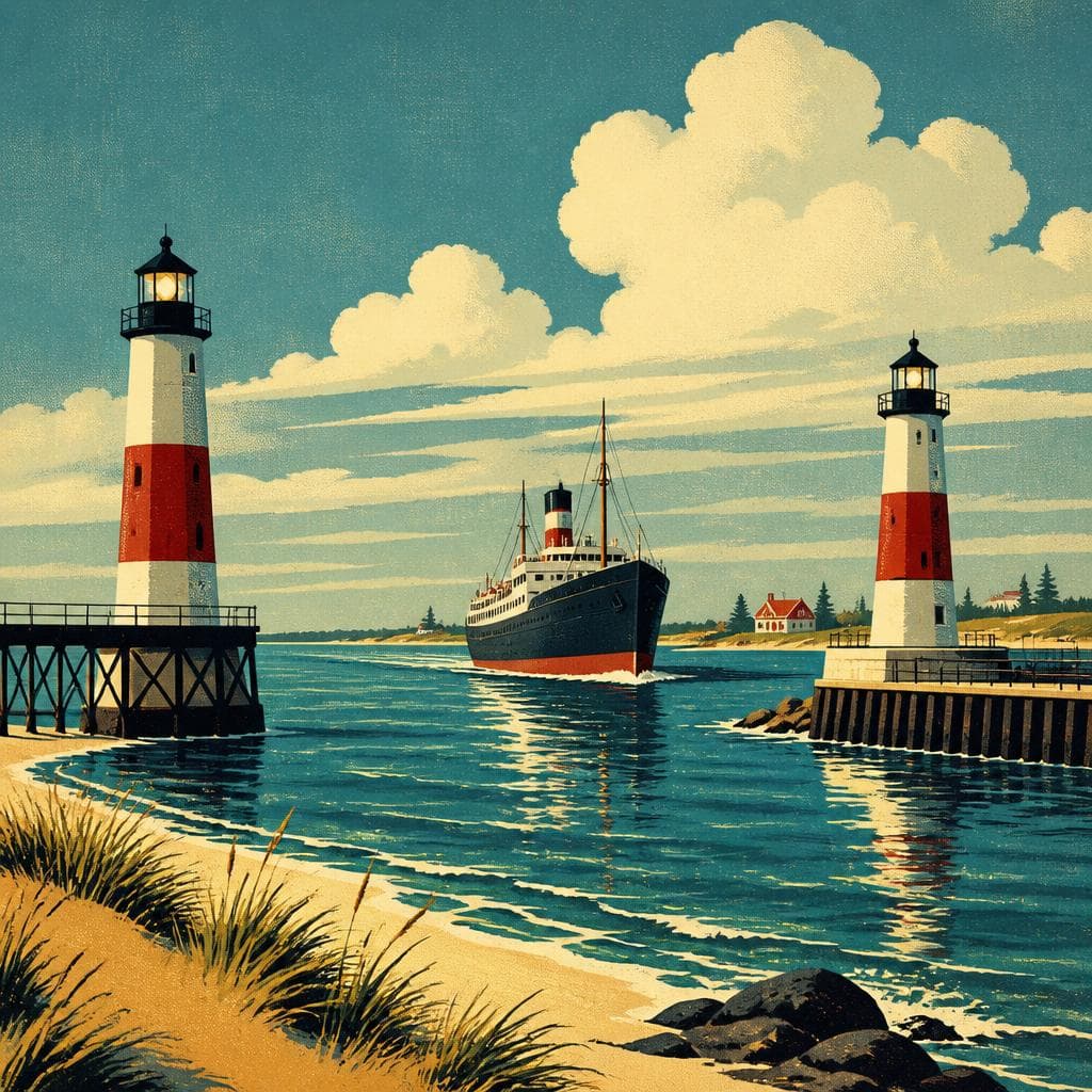 Cover art for Two Lights, One Safe Way In