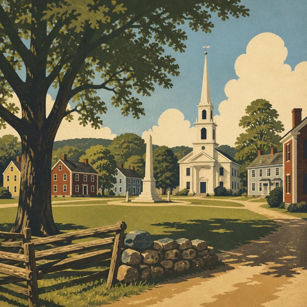 Cover art for Around the Green, a Town Keeps Its First Shape