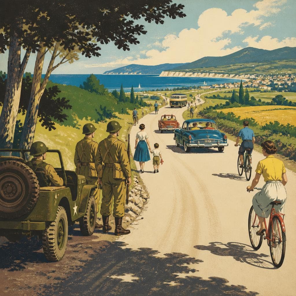 Cover art for The Road That Stopped Belonging to Soldiers