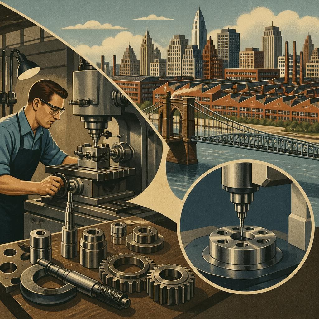 Cover art for The Machines Behind Precision