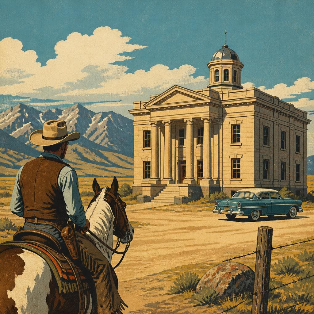 Cover art for Where Distance Met the County Ledger