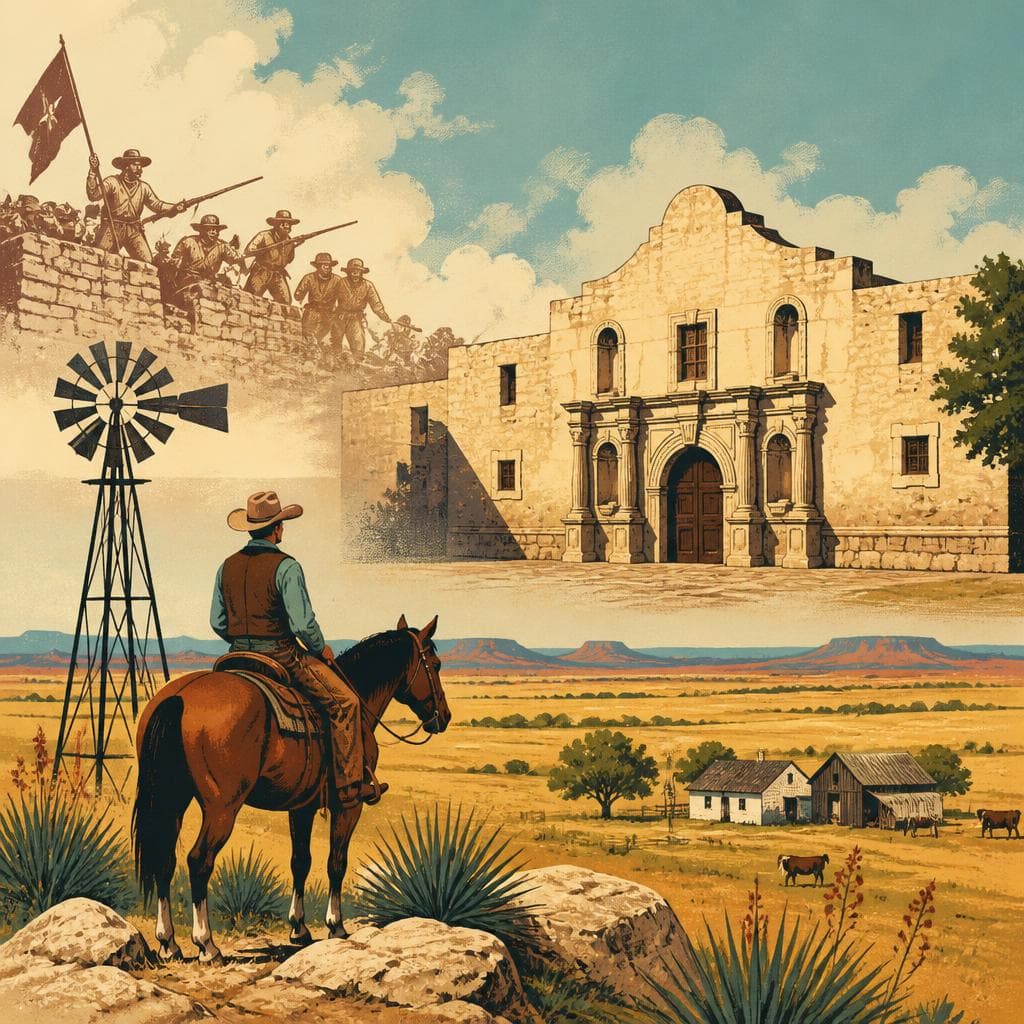 Cover art for A High Plains County, an Alamo Name
