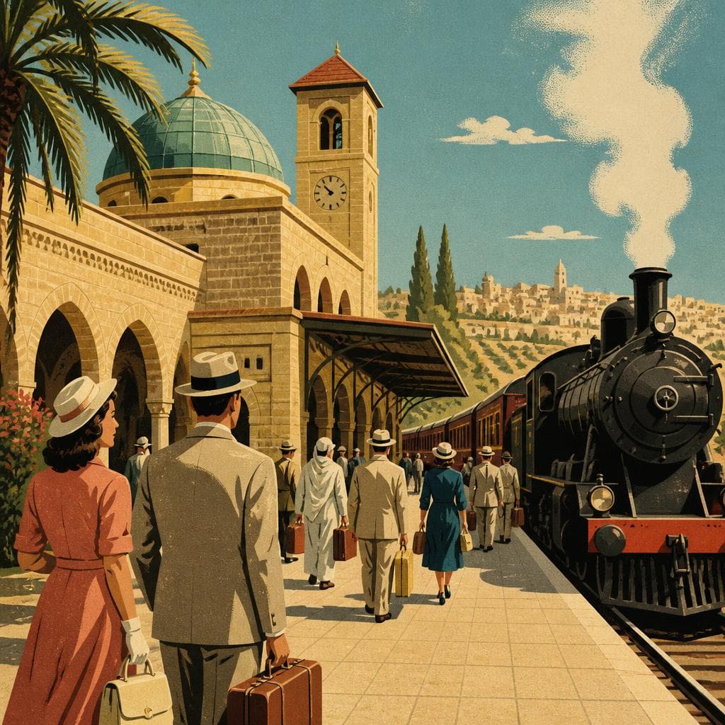 Cover art for Where Palestine Met the Train