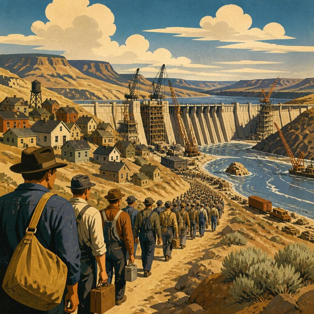 Cover art for A Dam, a Depression, and a River of Workers