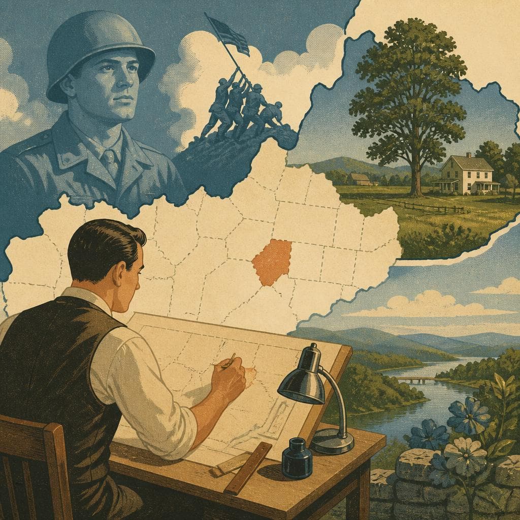 Cover art for A County Drawn in Memory